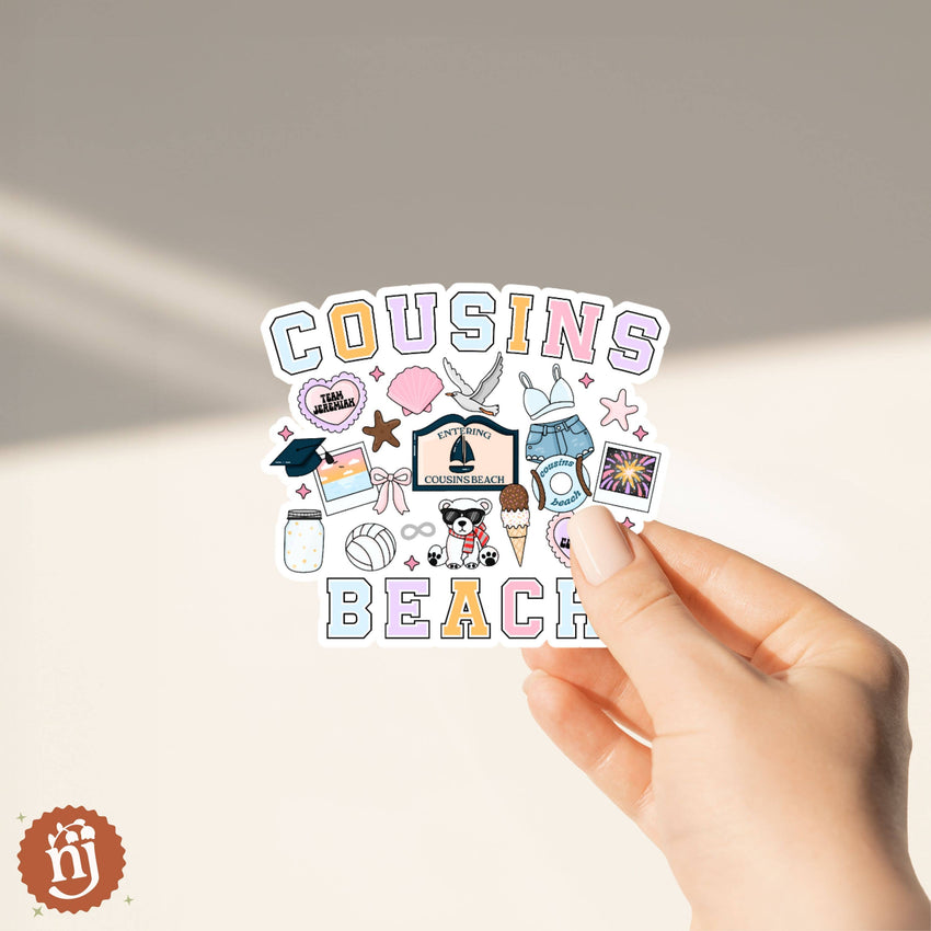 The Summer I Turned Pretty Inspired Cousins Beach Sticker