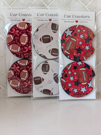 Car Coasters | Football Game Day Inspired Car Coasters