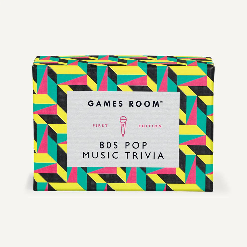 80's Pop Music Trivia - Fun Game Night Cards