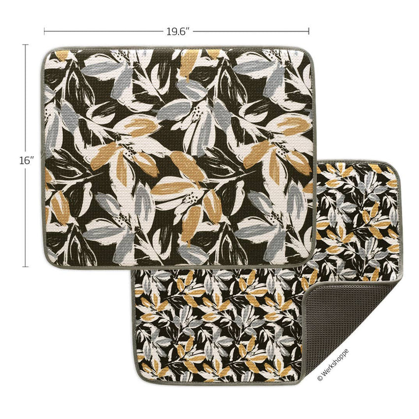 Leaf Tiles Dish Drying Mats