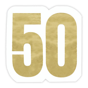 Large 50 Milestone Napkin - Fun Party Napkin