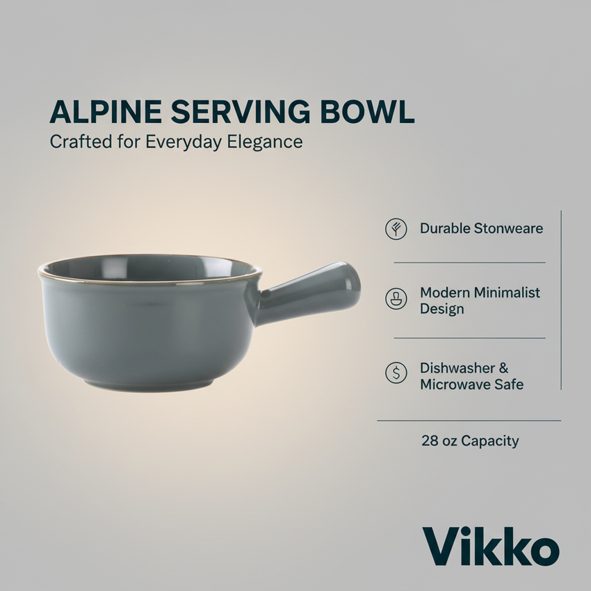 Vikko - Alpine, Serving Bowl for Soup or Stew, Blue, 26 oz