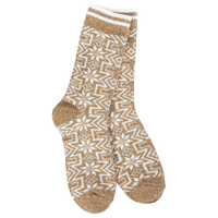 World's Softest Socks | Holiday Confetti Geo Gingerbread