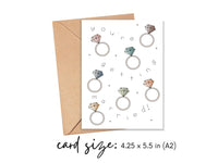 You're Getting Married Engagement Card