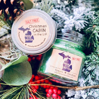 Mini Mason Jar Candle - Christmas Cabin in the U.P.
