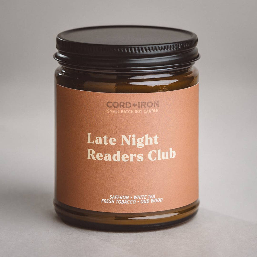 Late Night Readers Club – Book Lovers Gift Candle