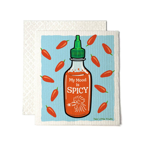 Swedish Dishcloth -  Red Sriracha  - Reusable Papertowel