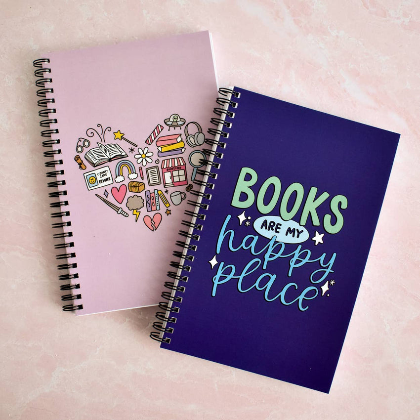 Reading Heart Reading Log Journal | Book Review Tracker