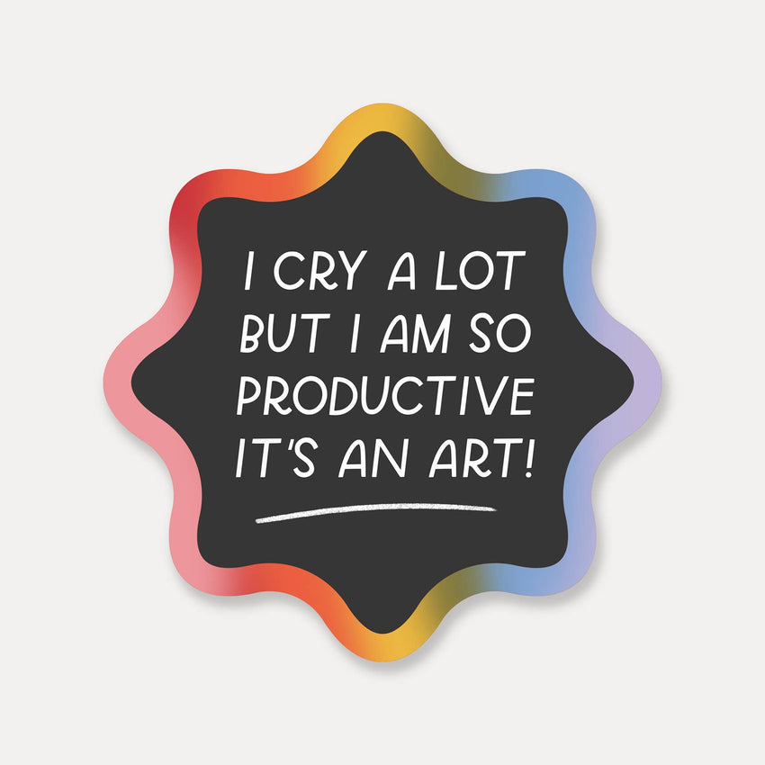 I Cry A Lot But I Am So Productive | Taylor Stickers, TTPD