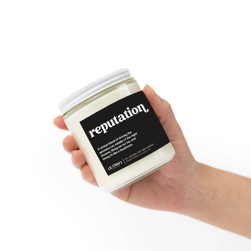 Reputation Scented Candle - Taylor Swift Themed Candle Gift