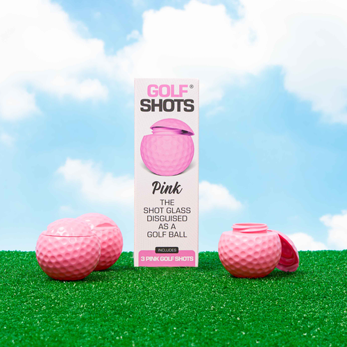 Pink Golf Shots® - Golf Ball Shaped Shot Glass