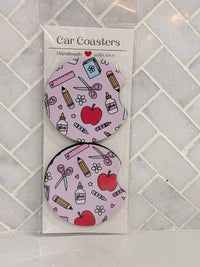 Car Coasters | Pink Teacher Supplies