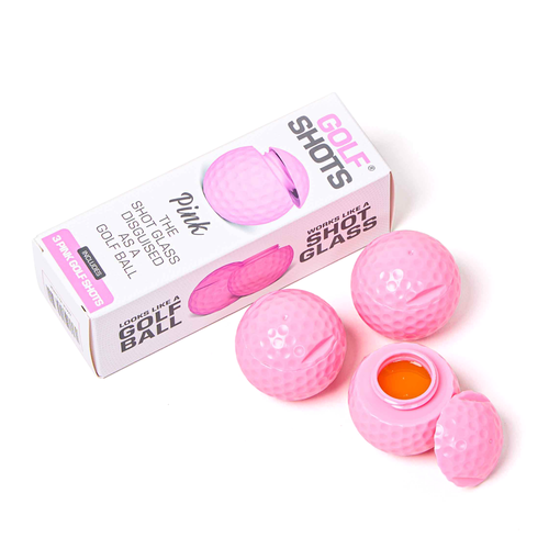 Pink Golf Shots® - Golf Ball Shaped Shot Glass