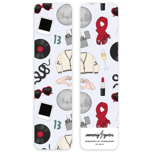 Taylor Swift Icons Inspired Bookmark