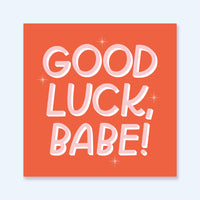 Good Luck Babe | Chappell Roan Sticker, Pop Culture Stickers