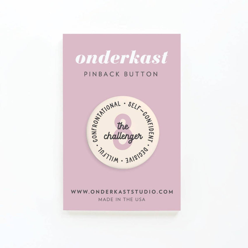 Enneagram Pinback Button – Choose your number!