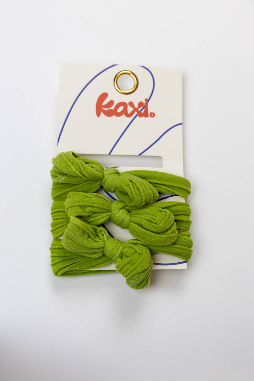 KAXI Bow Hair Ties — No-Damage Nylon Hair Ties