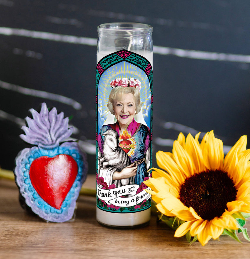 Saint Betty White Prayer Candle
