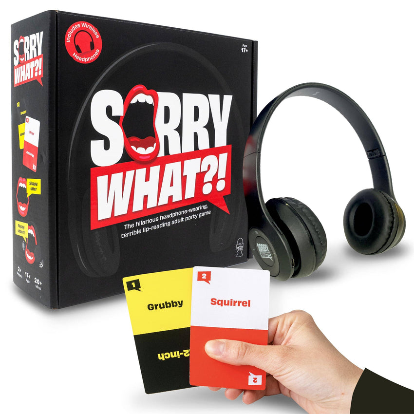 Sorry What?! – Lip Reading Party Card Game for Adults