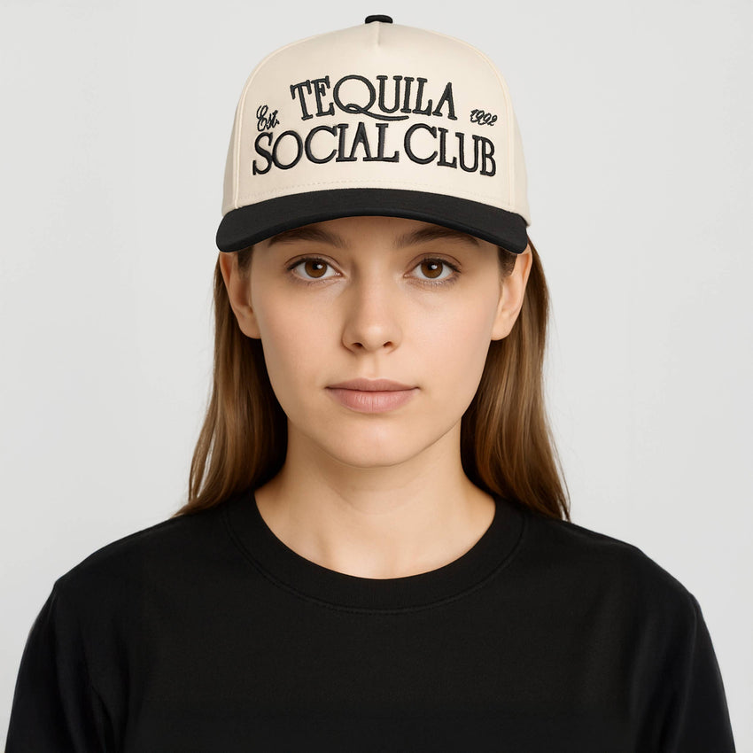 TEQUILA SOCIAL CLUB Embroidered Trucker Cap