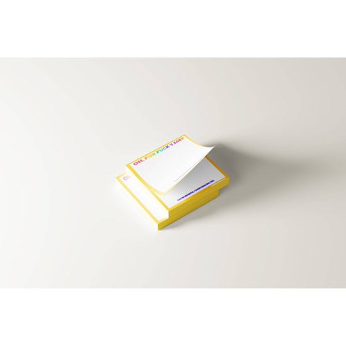 Sticky Notes Post It/For Fuck's Sake / funny, snarky, vulgar