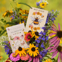 For the Garden | Seed Packets Bee Kind - Pollinator Wildflower Mix Seed Packets