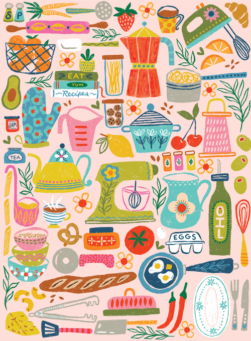 Culinary Chaos 1000 Piece Baking Cooking and Kitchen Puzzle