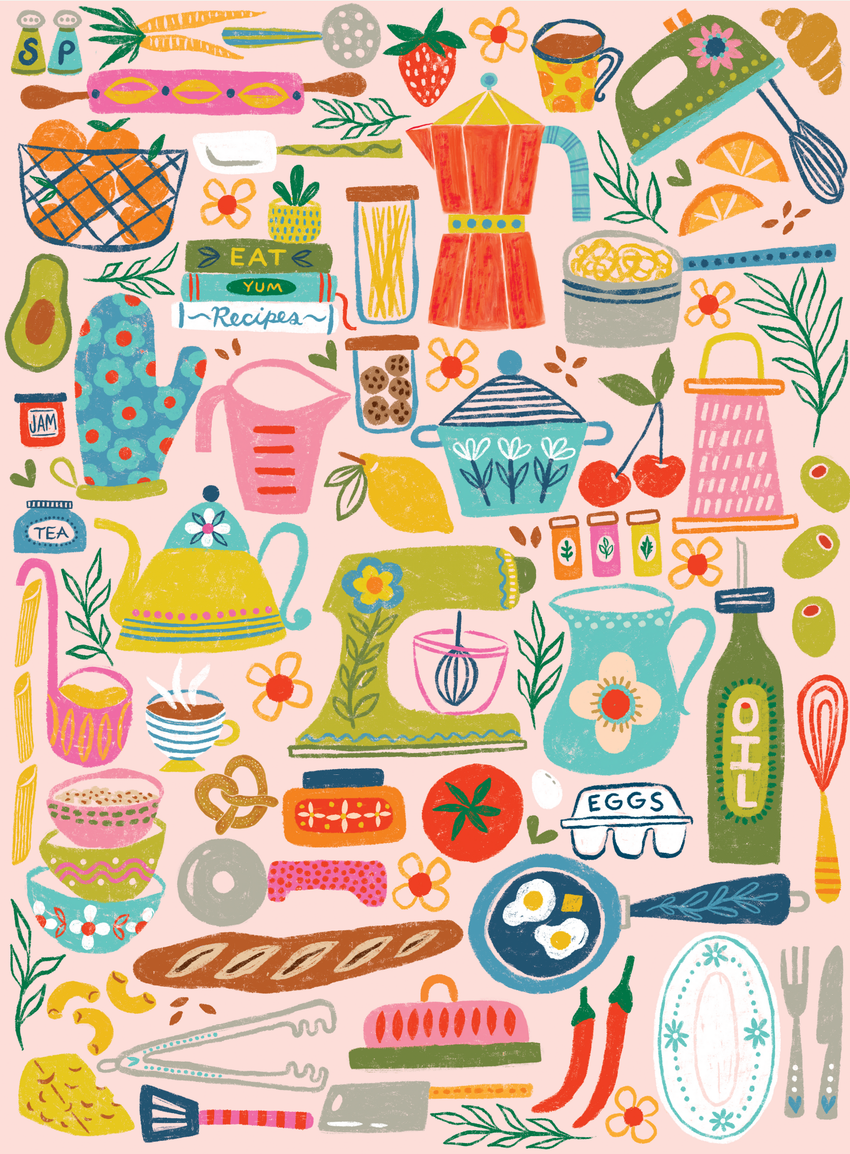 Culinary Chaos 1000 Piece Baking Cooking and Kitchen Puzzle