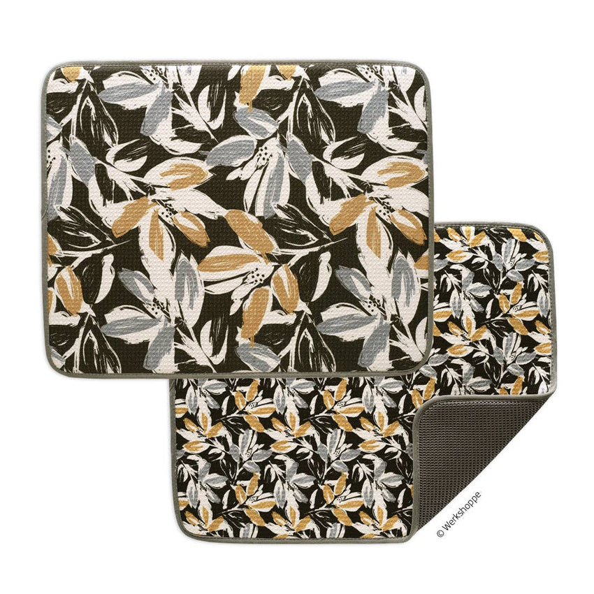 Leaf Tiles Dish Drying Mats