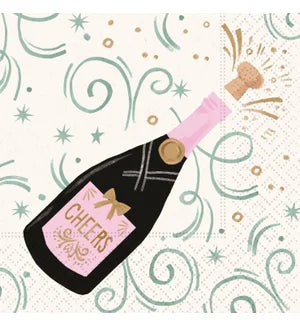 Champagne Cheers - Cocktail Napkin - 20 count