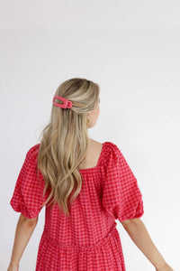 KAXI Oversized Lay Down Claw Clip — Flat Everyday Hair Clip