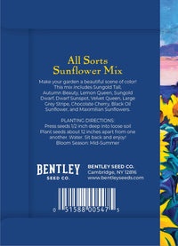 For the Garden | Seed Packets LOVE is all you need - All Sorts Sunflower Seed Packets