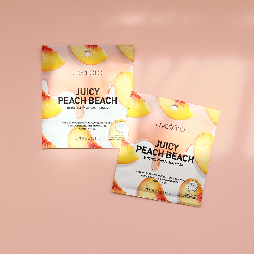 Juicy Peach Beach Brightening Peach Sheet Mask