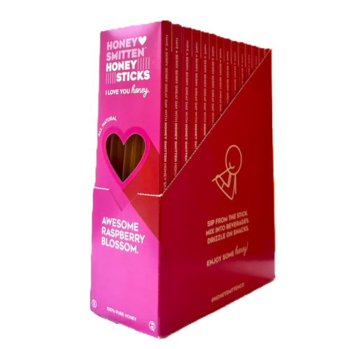 Honey Sticks, AWESOME RASPBERRY BLOSSOM. 14 units