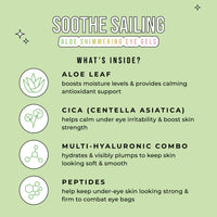 Soothe Sailing - Aloe Shimmering Eye Gels