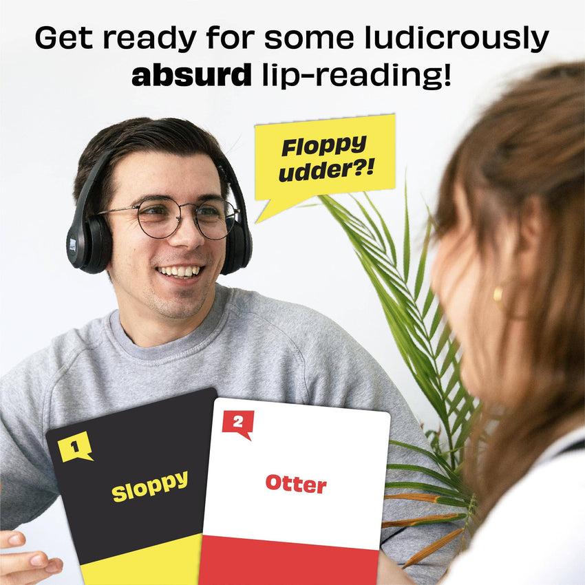 Sorry What?! – Lip Reading Party Card Game for Adults