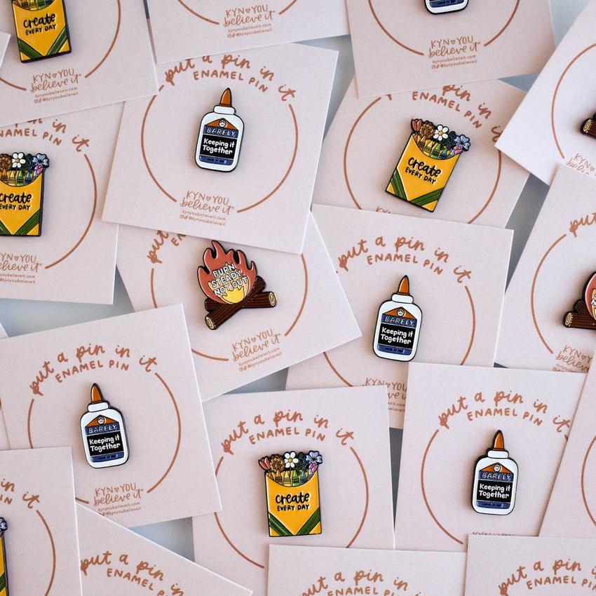 Create Every Day Enamel Lapel Pin | 1-in