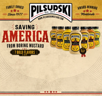 Smoky Pepper Mustard 12 oz  Squeeze