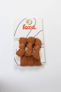 KAXI Bow Hair Ties — No-Damage Nylon Hair Ties
