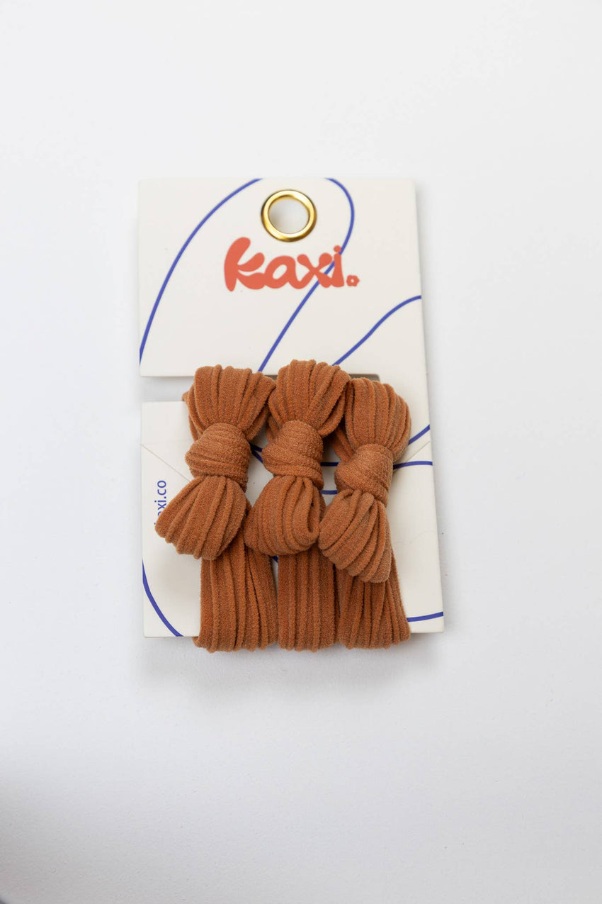 KAXI Bow Hair Ties — No-Damage Nylon Hair Ties