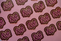 Brown Book Lover Sticker