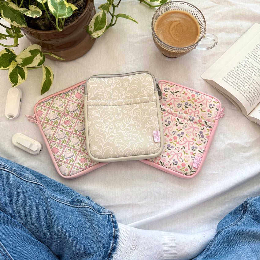 Storybook Garden Bookish Kindle Sleeve, E-reader Sleeve