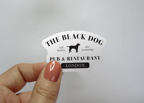 The Black Dog Taylor Swift Sticker