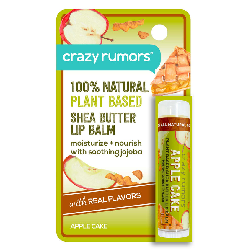 All Natural, Vegan Apple Cake Lip Balm Hangcard