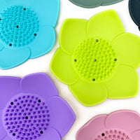 Shower Steamer Tray - Lotus Shape - Flexible Silicone