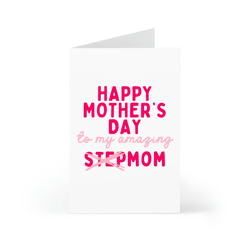 Stepmom Funny Mothers Day Card Step Mom Mothers Day Gifts