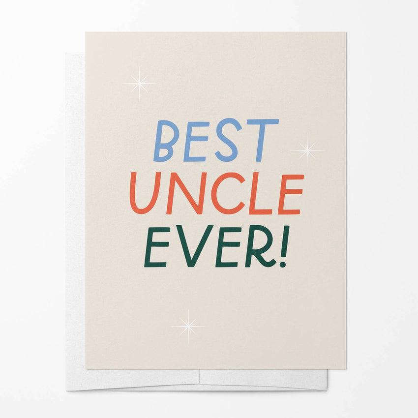 Best Uncle Ever Card | Family Cards, Fun Uncle, Gift For Him