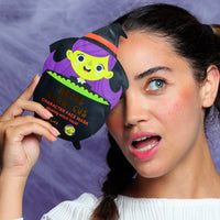 Boo Basket Gift | Hocus Glow-cus Glowing Witch Halloween Face Mask