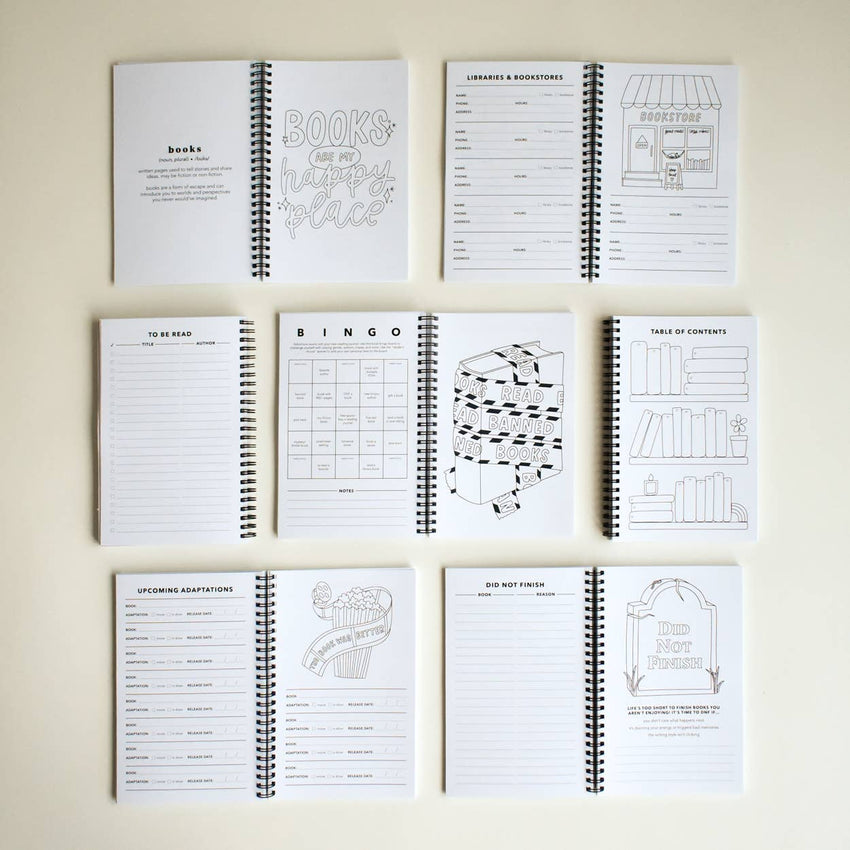 Silly Little Reading Log Journal | Book Review Tracker