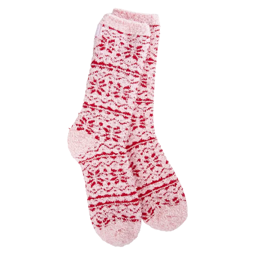 World's Softest Socks | Fair Isle Pink Cozy